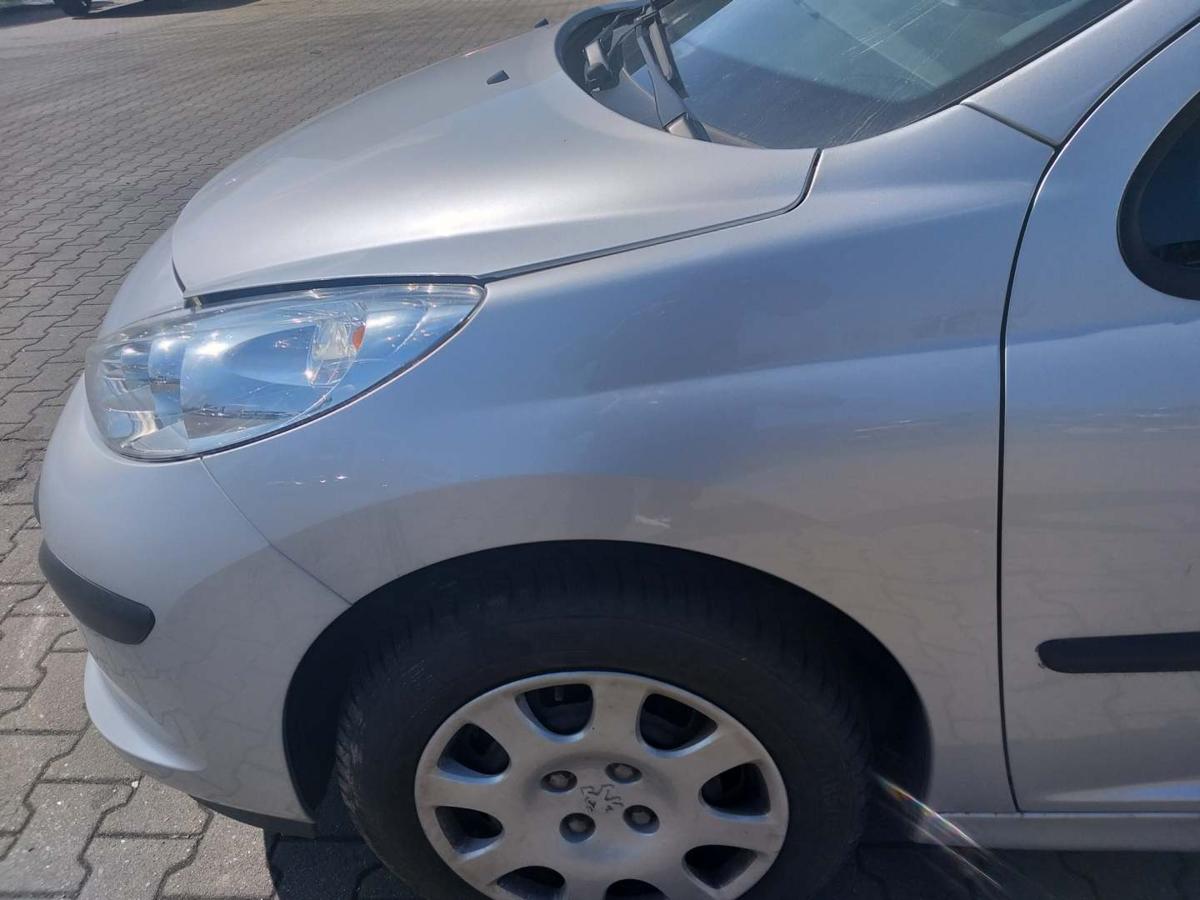 Peugeot 207 original Kotfl&uuml;gel vorn links EZR Aluminium Grau Bj.2007